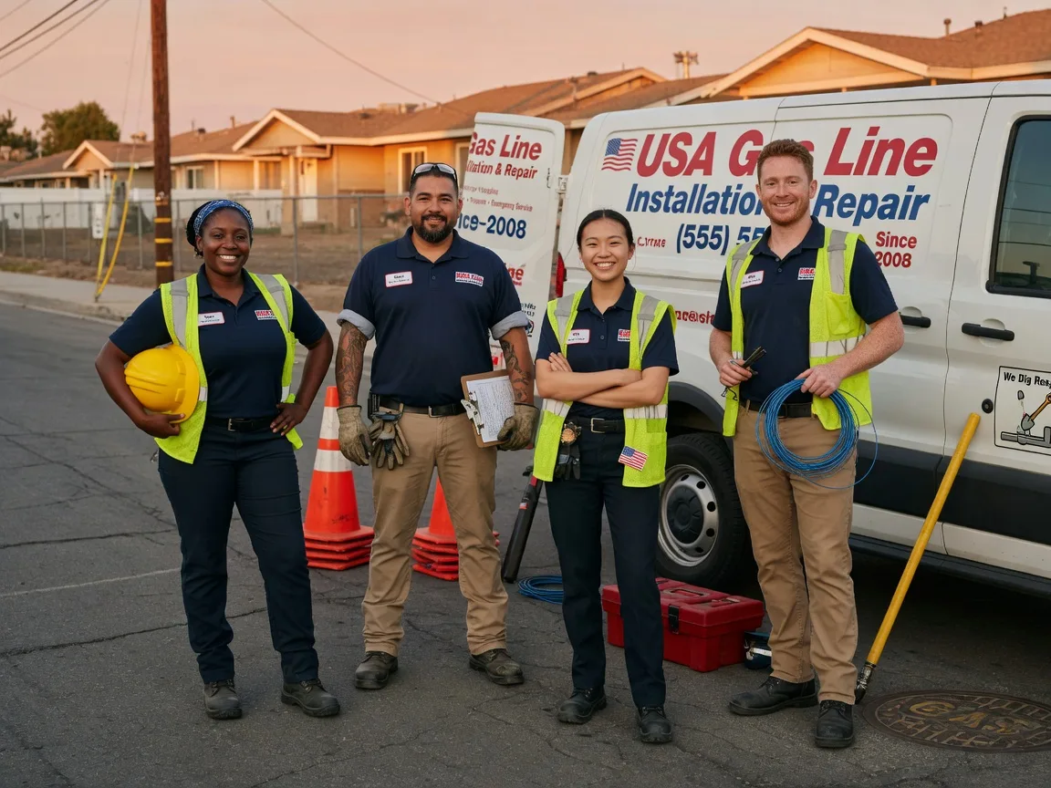 Gas Line Installation company in Mccausland, IA